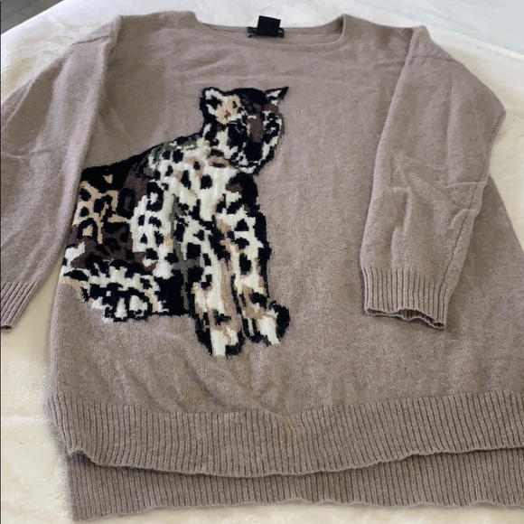 Bloomingdale's Sweaters - Cardigan leopard by Bloomingdales cashmere